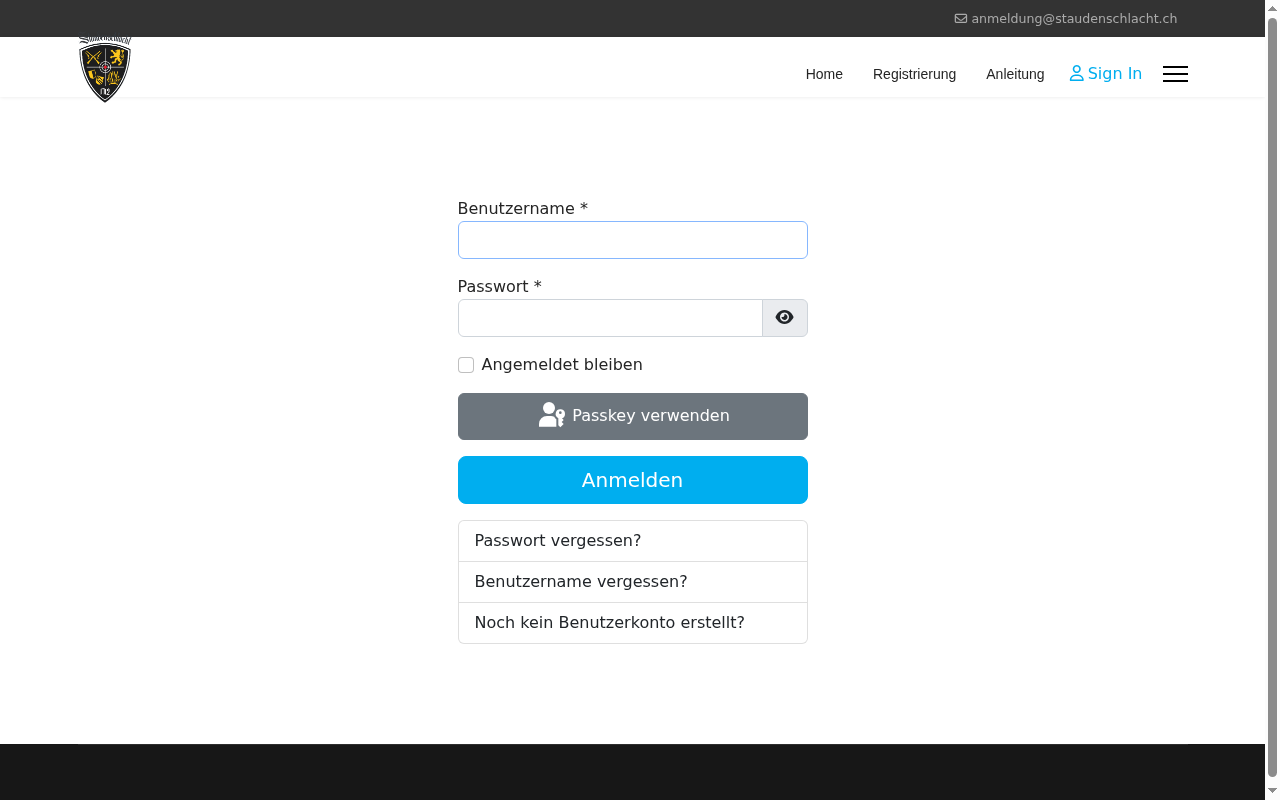 Login-Formular